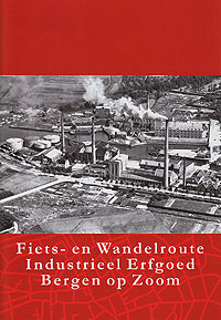 Voorzijde van de brochure Fiets- en Wandelroute Industrieel Erfgoed Bergen op Zoom